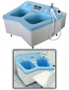 Ванна медицинская 2-камерная для вихревого гидромассажа и контрастных (по Кнейппу) процедур для нижних конечностей