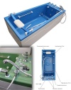 Ванна медицинская с оборудованием для подводного ручного струйного гидромассажа