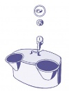 Ванна медицинская 1-камерная для процедур с линейным возрастанием t° воды (по Гауффе)