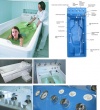 Ванна медицинская с оборудованием для подводного ручного струйного гидромассажа
